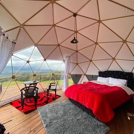 Glamping Hermoso Amanecer Guatavita Exteriör bild