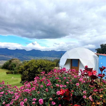 Glamping Hermoso Amanecer Guatavita Exteriör bild