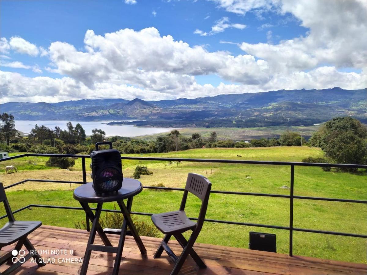 Glamping Hermoso Amanecer Guatavita Exteriör bild