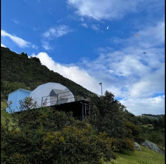 Glamping Hermoso Amanecer Guatavita Exteriör bild