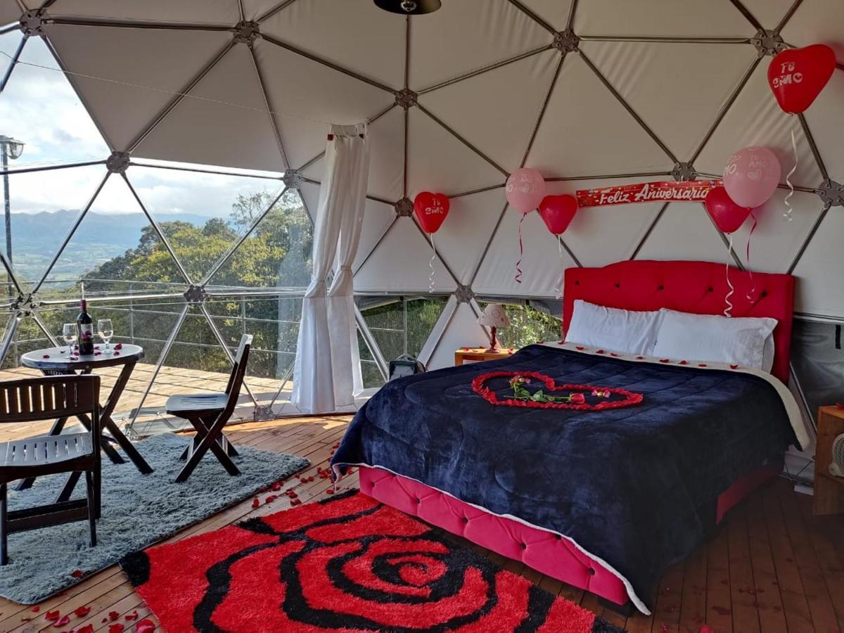 Glamping Hermoso Amanecer Guatavita Exteriör bild