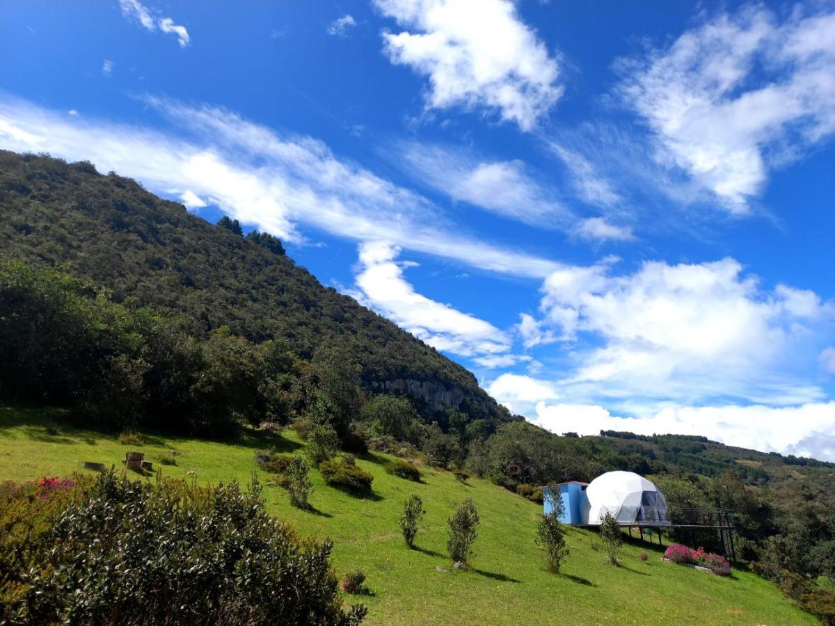 Glamping Hermoso Amanecer Guatavita Exteriör bild