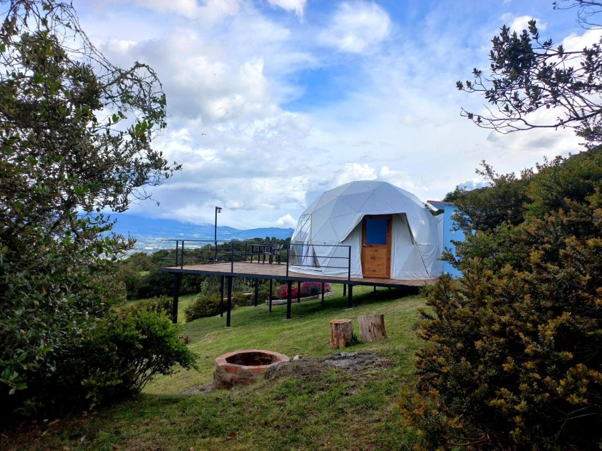 Glamping Hermoso Amanecer Guatavita Exteriör bild