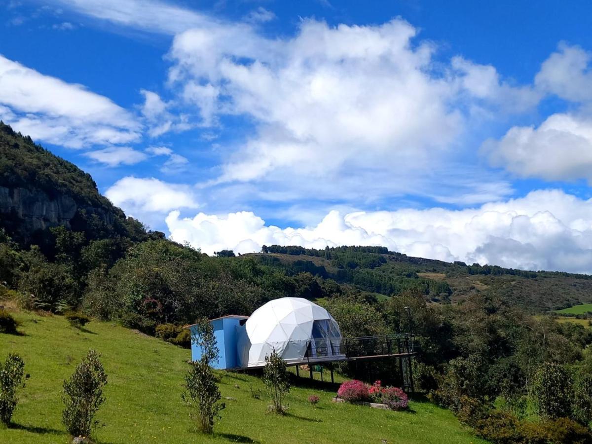 Glamping Hermoso Amanecer Guatavita Exteriör bild