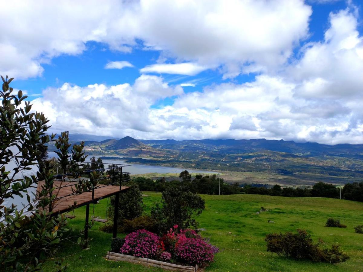 Glamping Hermoso Amanecer Guatavita Exteriör bild