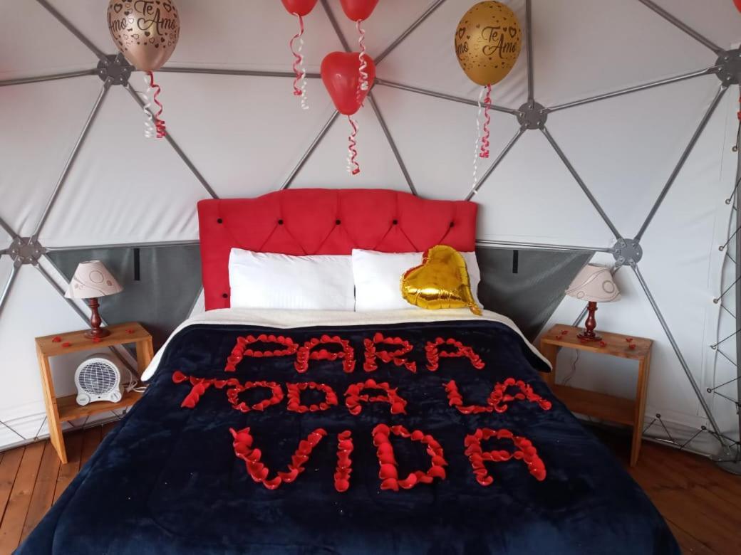 Glamping Hermoso Amanecer Guatavita Exteriör bild