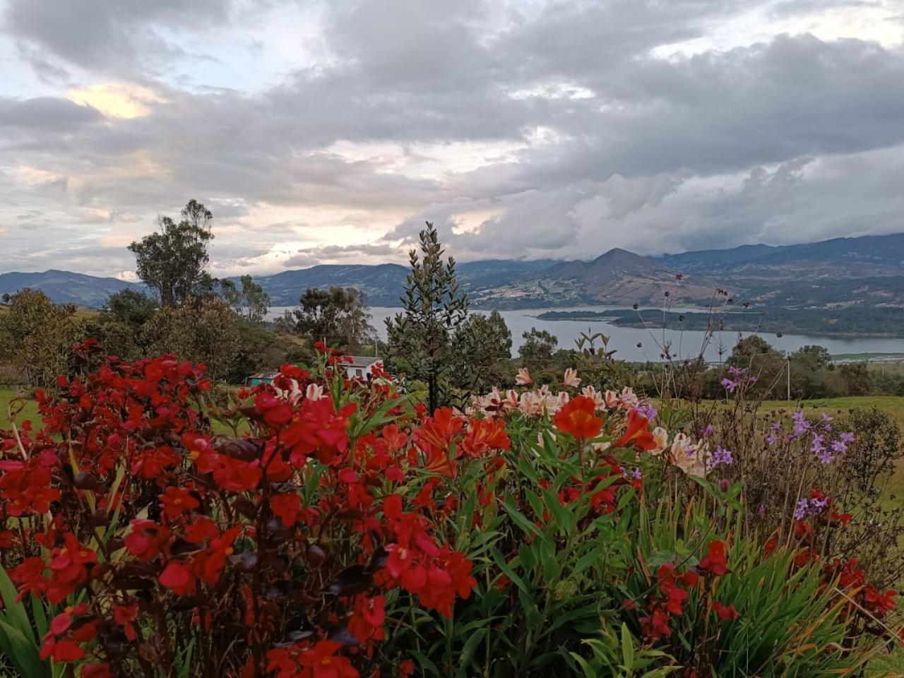 Glamping Hermoso Amanecer Guatavita Exteriör bild