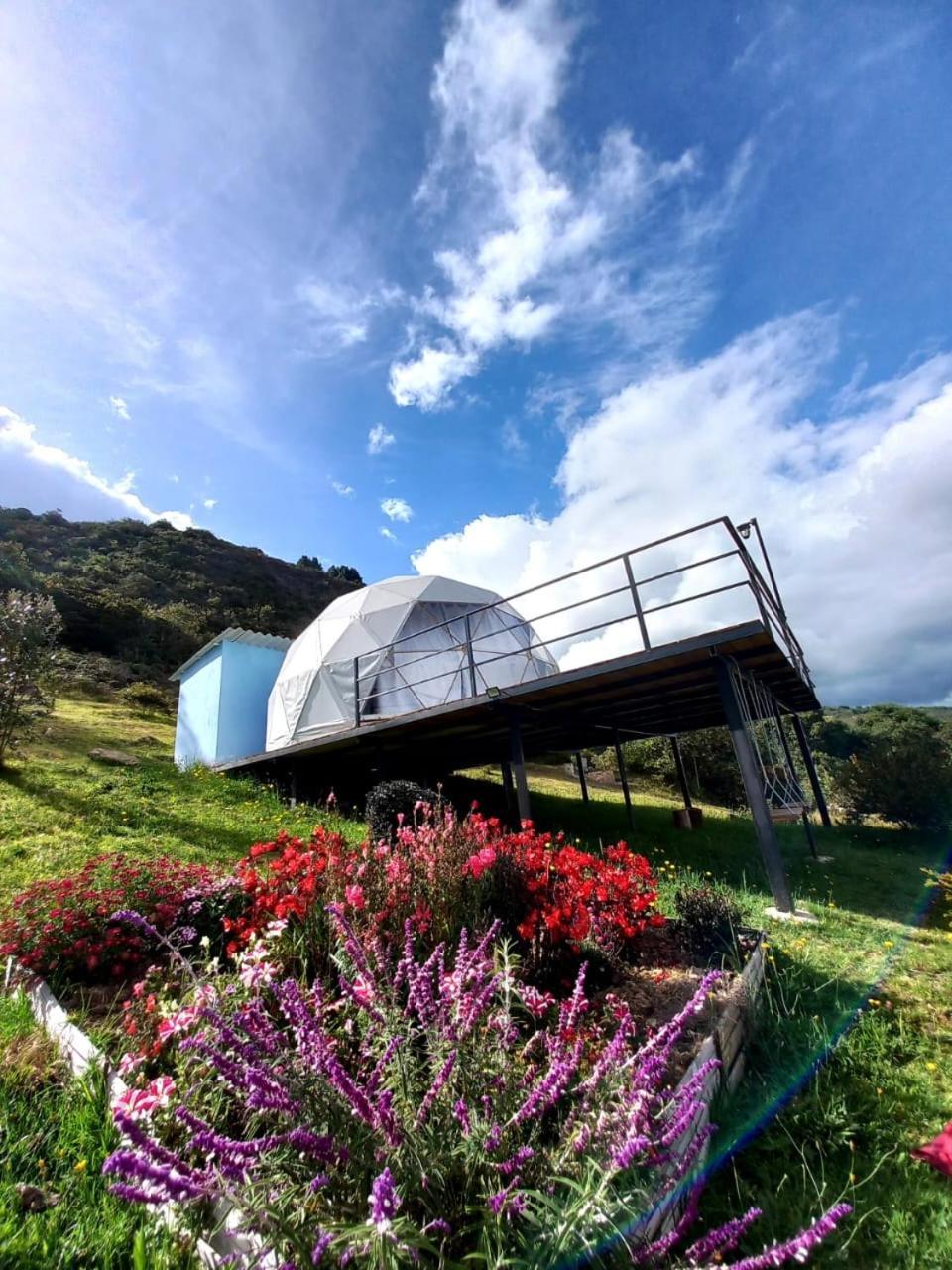 Glamping Hermoso Amanecer Guatavita Exteriör bild