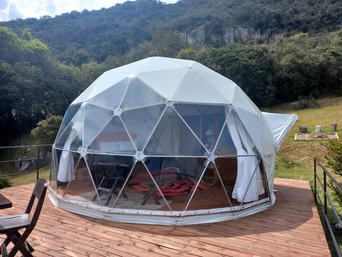 Glamping Hermoso Amanecer Guatavita Exteriör bild